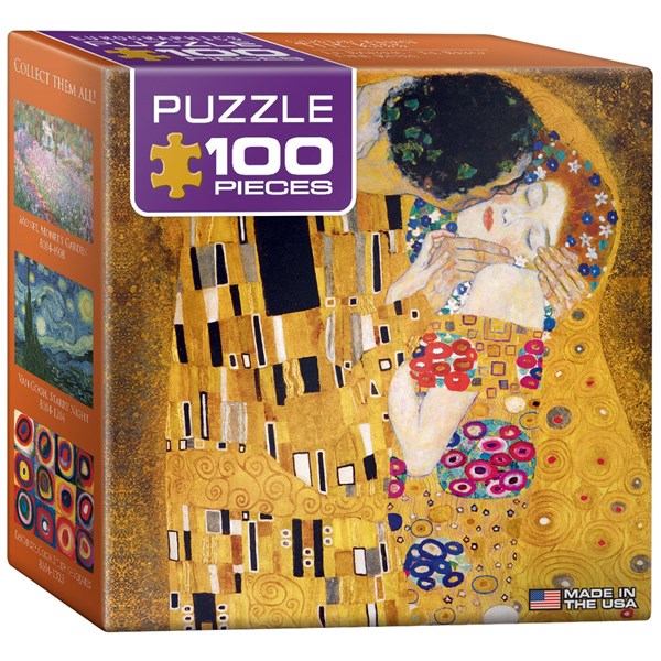 Eurographics (8104-4365) - Gustav Klimt: "Der Kuss von Gustav Klimt" - 100 Teile Puzzle