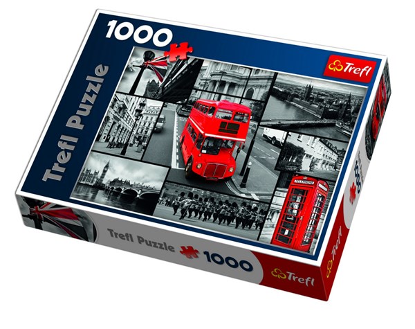 Trefl (102789) - "Montage London" - 1000 Teile Puzzle