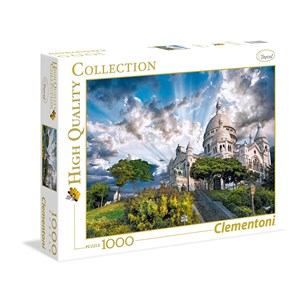 Clementoni (39383) - "Blick auf Montmartre" - 1000 Teile Puzzle