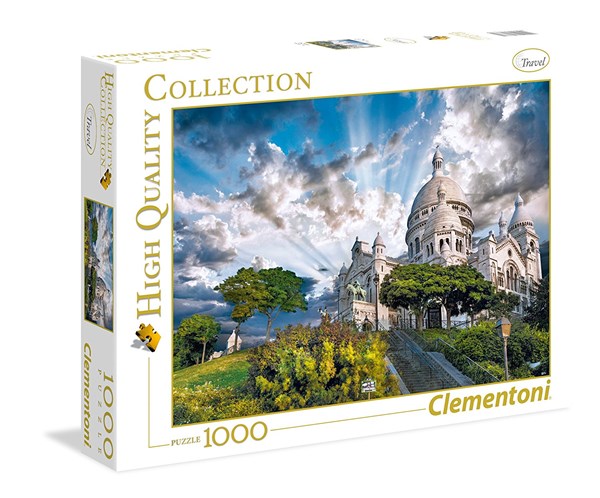 Clementoni (39383) - "Blick auf Montmartre" - 1000 Teile Puzzle