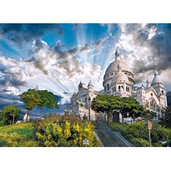 Clementoni (39383) - "Blick auf Montmartre" - 1000 Teile Puzzle