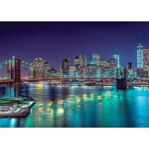 Clementoni (33544) - "New York bei Nacht" - 3000 Teile Puzzle