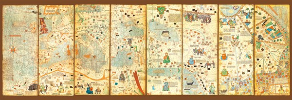Educa (16355) - "Mappa Mundi 1375" - 3000 Teile Puzzle