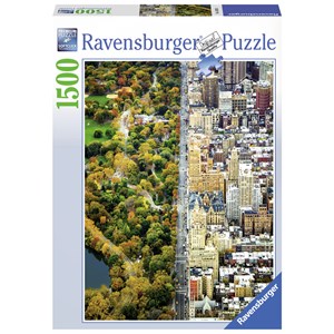 Ravensburger (16254) - "Geteilte Stadt" - 1500 Teile Puzzle