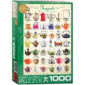 Eurographics (6000-0599) - "Teekannen" - 1000 Teile Puzzle