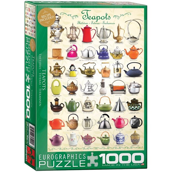 Eurographics (6000-0599) - "Teekannen" - 1000 Teile Puzzle