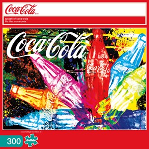 Buffalo Games (2474) - "Splash of Coca-Cola (Coca-Cola)" - 300 Teile Puzzle