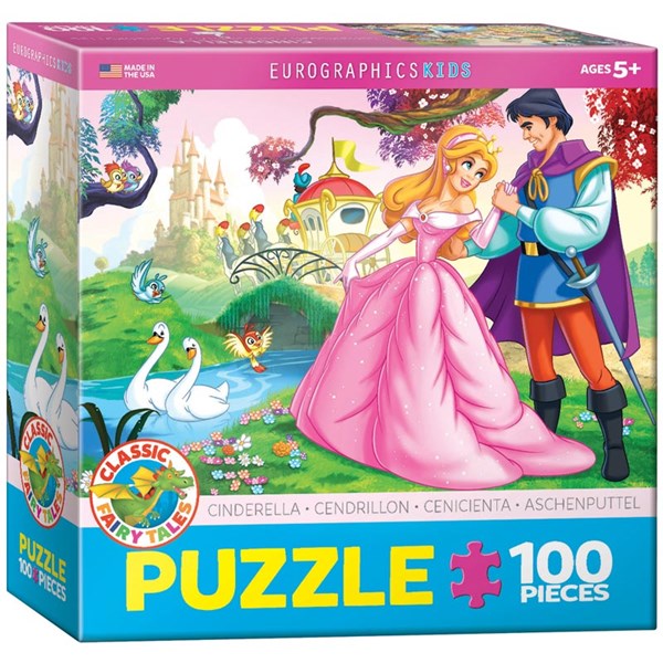 Eurographics (6100-0730) - "Aschenputtel" - 100 Teile Puzzle