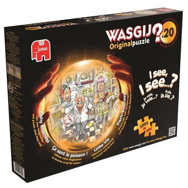 Jumbo (17306) - Graham Thompson: "Wasgij Original 20 - Fisch-Business" - 1000 Teile Puzzle