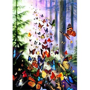 Anatolian (PER3069) - "Schmetterlingswald" - 1000 Teile Puzzle