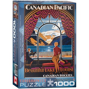 Eurographics (6000-0323) - "Beautiful Lake Louise" - 1000 Teile Puzzle