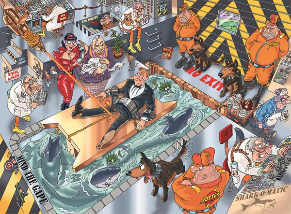 Jumbo (19143) - James Alexander: "Wasgij Mystery 13 - Kein Entkommen möglich!?" - 1000 Teile Puzzle