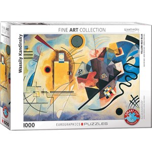 Eurographics (6000-3271) - Vassily Kandinsky: "Gelb, Rot, Blau" - 1000 Teile Puzzle