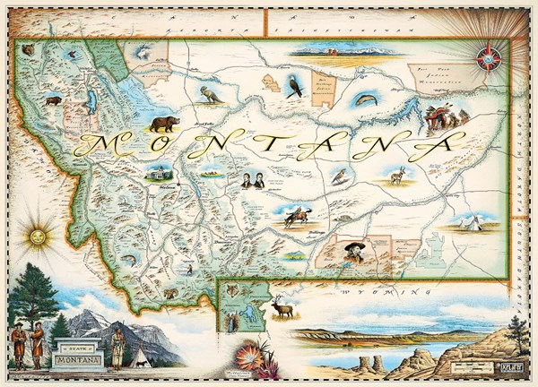 MasterPieces (71708) - Chris Robitaille: "Montana" - 1000 Teile Puzzle