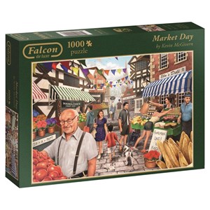Falcon (11111) - "Großer Markttag" - 1000 Teile Puzzle