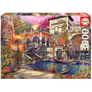 Educa (16320) - Dominic Davison: "Romanze in Venedig" - 3000 Teile Puzzle