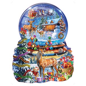 SunsOut (97182) - Adrian Chesterman: "Christmas Snow Globe" - 1000 Teile Puzzle