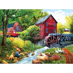 SunsOut (28751) - Tom Wood: "Playing Hookey at the Mill" - 1000 Teile Puzzle