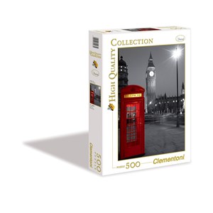 Clementoni (30263) - "Telefonzelle in London" - 500 Teile Puzzle