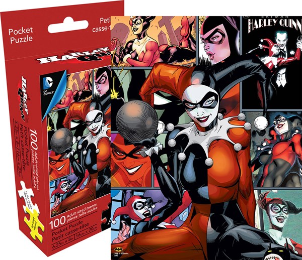 Aquarius (61109) - "DC Comics Harley Quinn (Pocket Puzzle)" - 100 Teile Puzzle