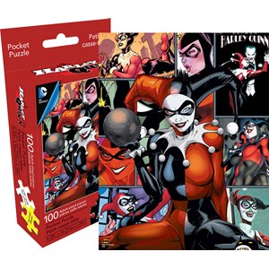 Aquarius (61109) - "DC Comics Harley Quinn (Pocket Puzzle)" - 100 Teile Puzzle