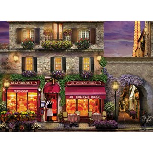 Eurographics (6000-0963) - David McLean: "Zum Roten Hut" - 1000 Teile Puzzle