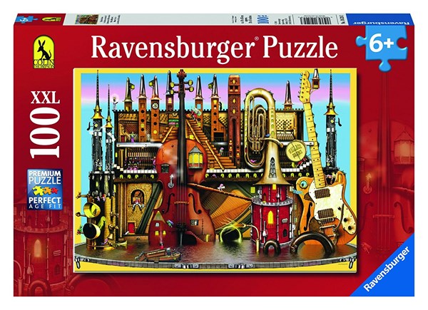 Ravensburger (10524) - Colin Thompson: "Music Castle" - 100 Teile Puzzle