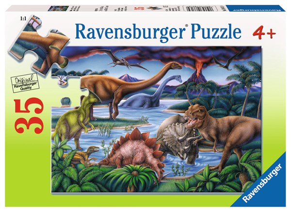 Ravensburger (08613) - "Dinosaurier" - 35 Teile Puzzle