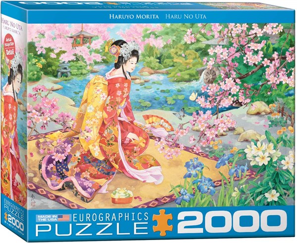 Eurographics (8220-0975) - Haruyo Morita: "Haru No Uta" - 2000 Teile Puzzle