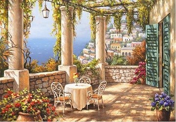 Anatolian (PER3293) - "Mediterrane Terrasse" - 260 Teile Puzzle