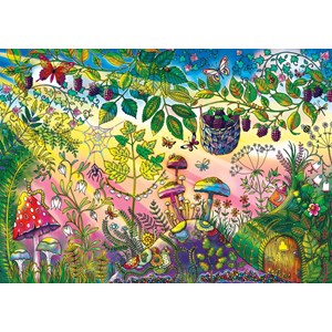 Buffalo Games (3846) - Johanna Basford: "Morning Magic (Enchanted Forest)" - 500 Teile Puzzle