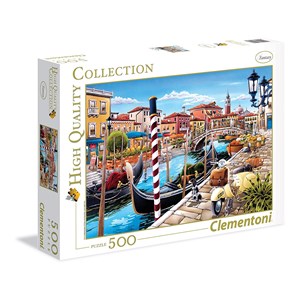 Clementoni (35026) - "Venezianische Lagune" - 500 Teile Puzzle