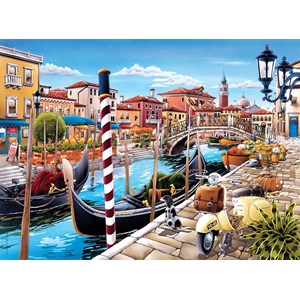 Clementoni (35026) - "Venezianische Lagune" - 500 Teile Puzzle