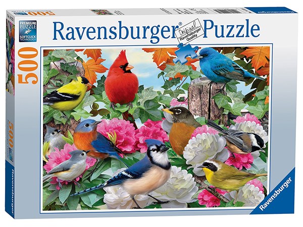 Ravensburger (14223) - Howard Robinson: "Garden Birds" - 500 Teile Puzzle