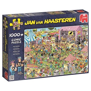 Jumbo (19028) - Jan van Haasteren: "Pop-Festival" - 1000 Teile Puzzle