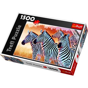 Trefl (261295) - "Zebras" - 1500 Teile Puzzle