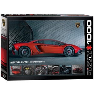 Eurographics (6000-0871) - "Lamborghini Aventador 750-4 SV" - 1000 Teile Puzzle
