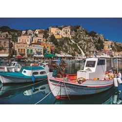 Jumbo (18543) - "Symi, Griechenland" - 1000 Teile Puzzle