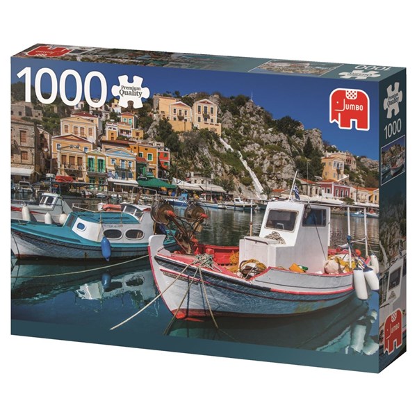 Jumbo (18543) - "Symi, Griechenland" - 1000 Teile Puzzle