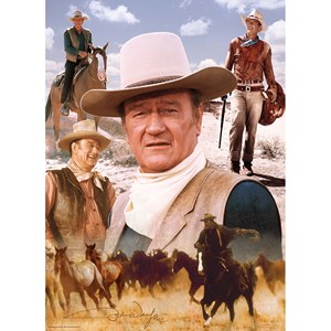 MasterPieces (71238) - "John Wayne, America's Cowboy" - 1000 Teile Puzzle