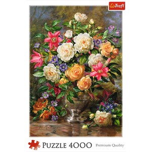 Trefl (45003) - "Flowers for the Queen Elizabeth" - 4000 Teile Puzzle