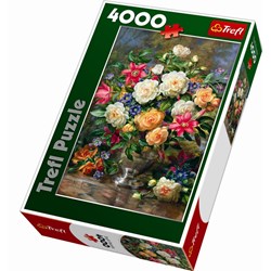 Trefl (45003) - "Flowers for the Queen Elizabeth" - 4000 Teile Puzzle