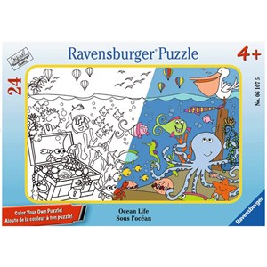 Ravensburger (06107) - "Ocean Life" - 24 Teile Puzzle