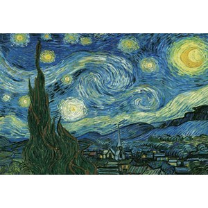 Eurographics (8220-1204) - Vincent van Gogh: "Gestirnte Nacht" - 2000 Teile Puzzle