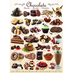 Eurographics (6000-0411) - "Chocolate" - 1000 Teile Puzzle