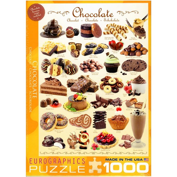 Eurographics (6000-0411) - "Chocolate" - 1000 Teile Puzzle