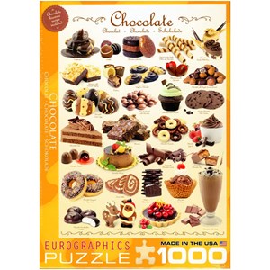 Eurographics (6000-0411) - "Chocolate" - 1000 Teile Puzzle