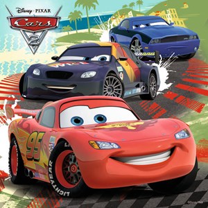 Ravensburger (09281) - "Cars 2: Weltweiter Rennspaß" - 49 Teile Puzzle