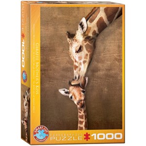 Eurographics (6000-0301) - "Mutter- und Babygiraffe" - 1000 Teile Puzzle