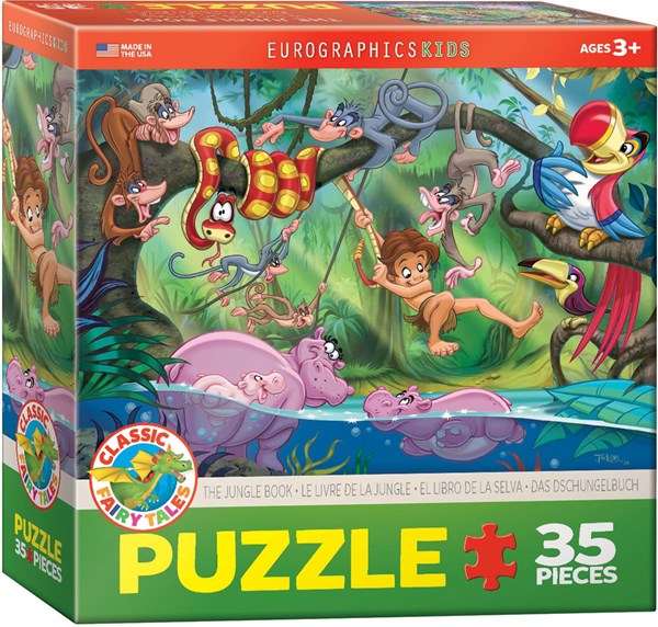 Eurographics (6035-0424) - "The Jungle Book" - 35 Teile Puzzle